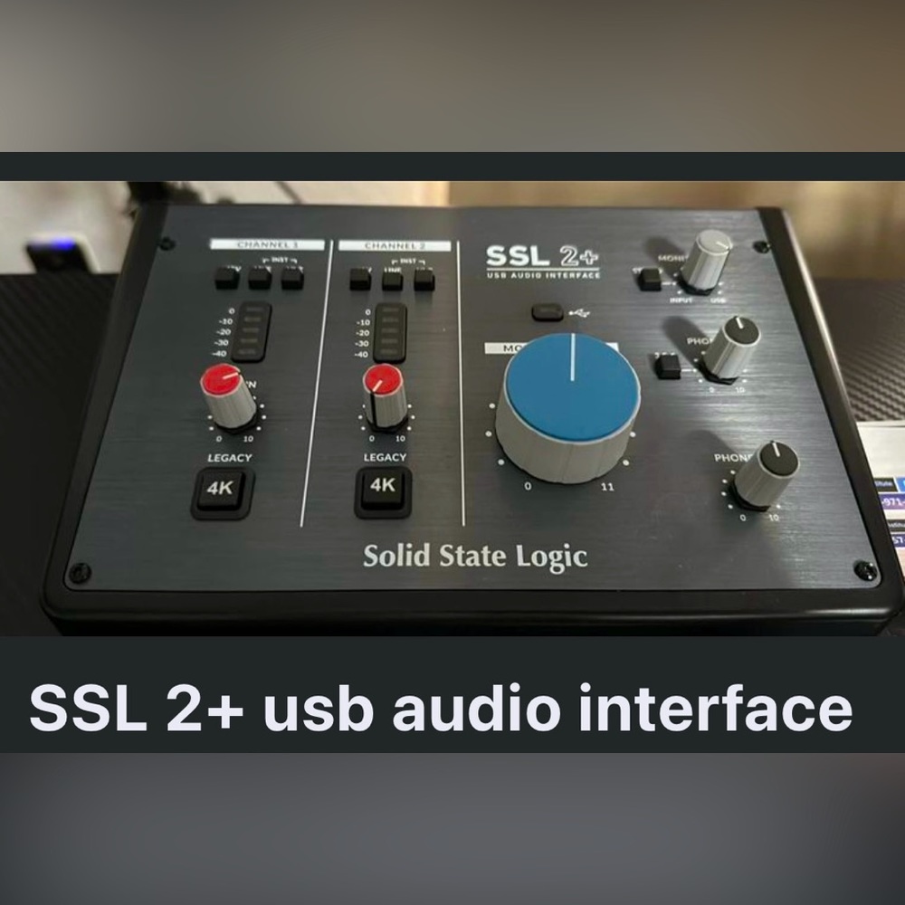 Like new SSL 2+usb audio interface